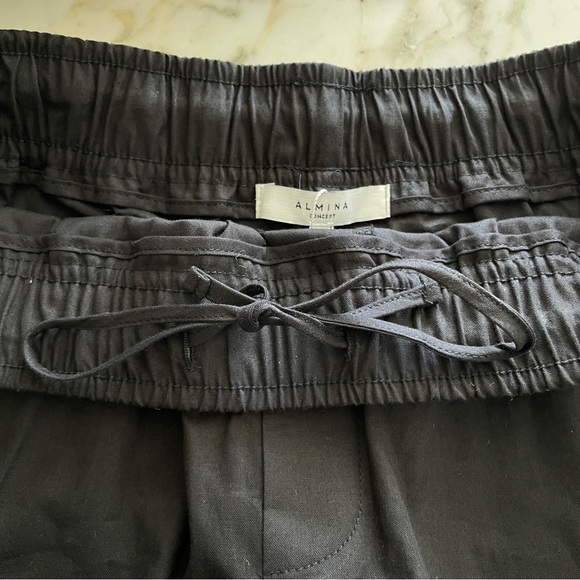 Almina Concept -- Black Boxer Cotton Shorts - Picture 5 of 5